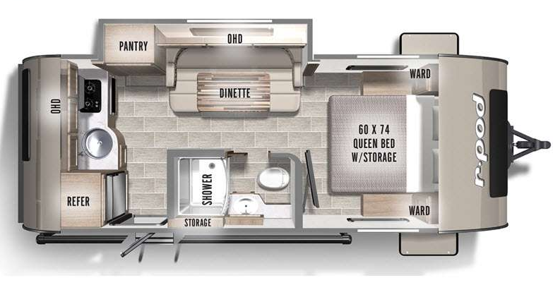 View 2021 Forest River R-Pod RP-195 complete specs and manufacturer brochures