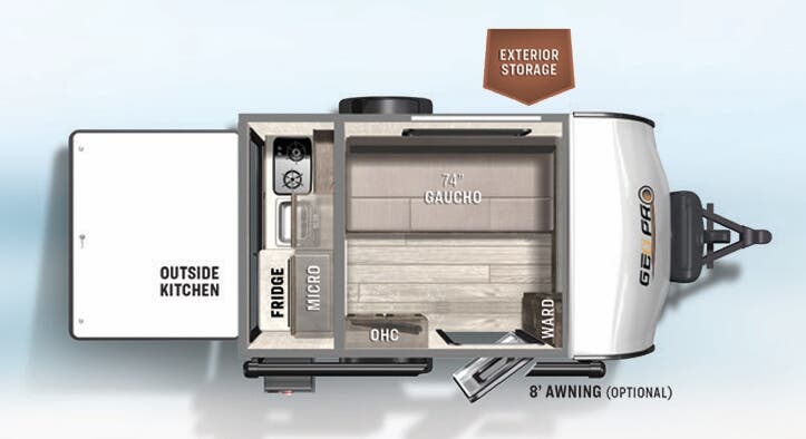 View 2021 Forest River Rockwood Geo Pro 12SRK complete specs and manufacturer brochures