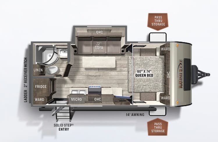 View 2021 Forest River Rockwood Mini Lite 2109S complete specs and manufacturer brochures