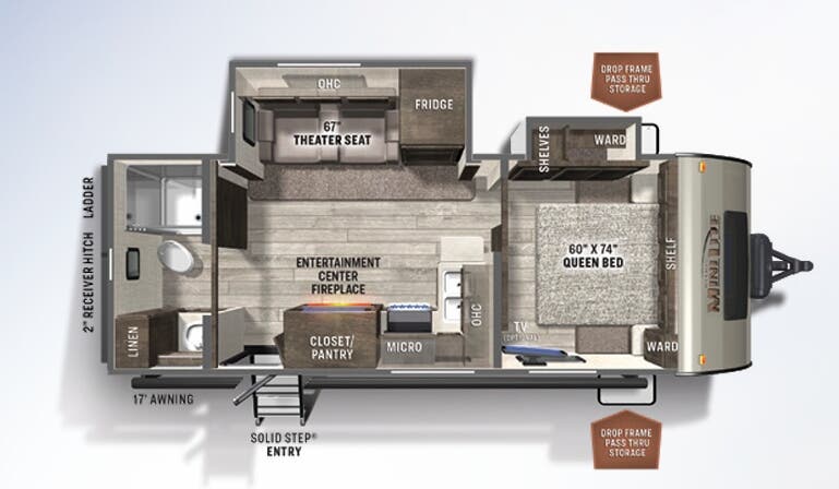 View 2021 Forest River Rockwood Mini Lite 2511S complete specs and manufacturer brochures
