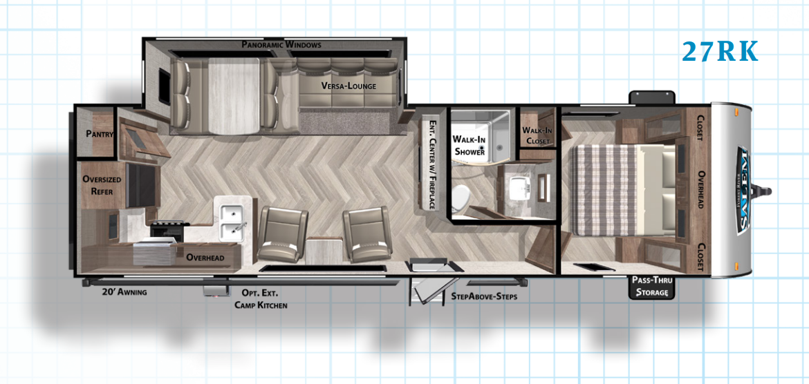 View 2021 Forest River Salem 27RK complete specs and manufacturer brochures