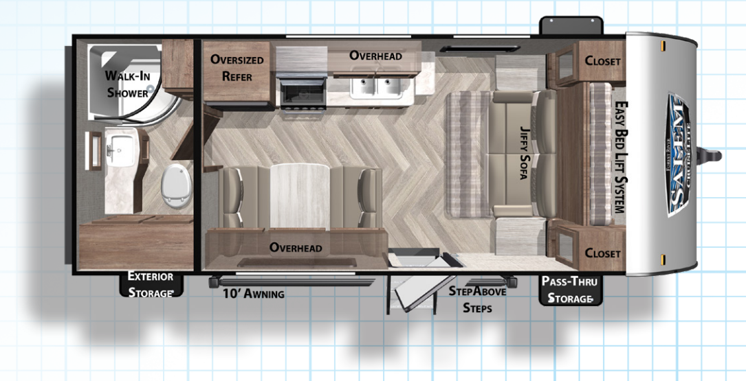 View 2021 Forest River Salem Cruise Lite 171RBXL complete specs and manufacturer brochures