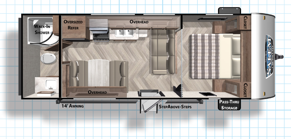 View 2021 Forest River Salem Cruise Lite 241QBXL complete specs and manufacturer brochures
