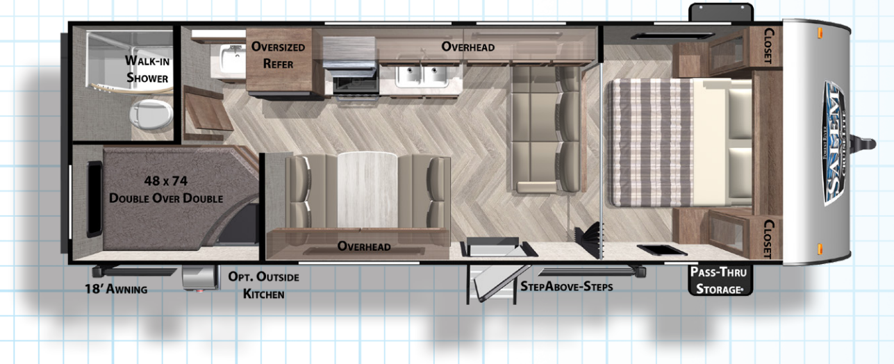 View 2021 Forest River Salem Cruise Lite 261BHXL complete specs and manufacturer brochures