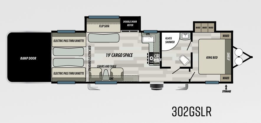 View 2021 Forest River Sandstorm SLR 302GSLR complete specs and manufacturer brochures