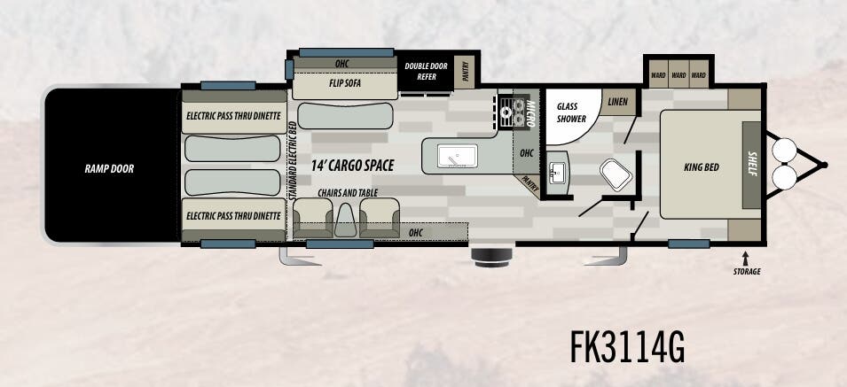 View 2021 Forest River Stealth FK3114G complete specs and manufacturer brochures