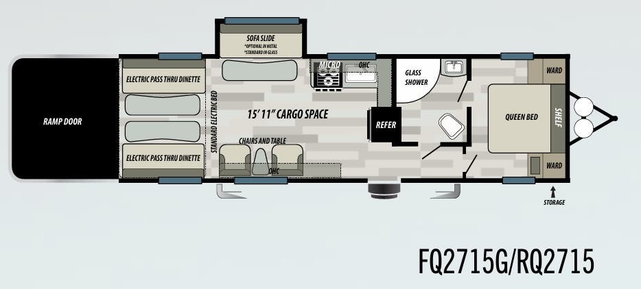 View 2021 Forest River Stealth FQ2715G complete specs and manufacturer brochures