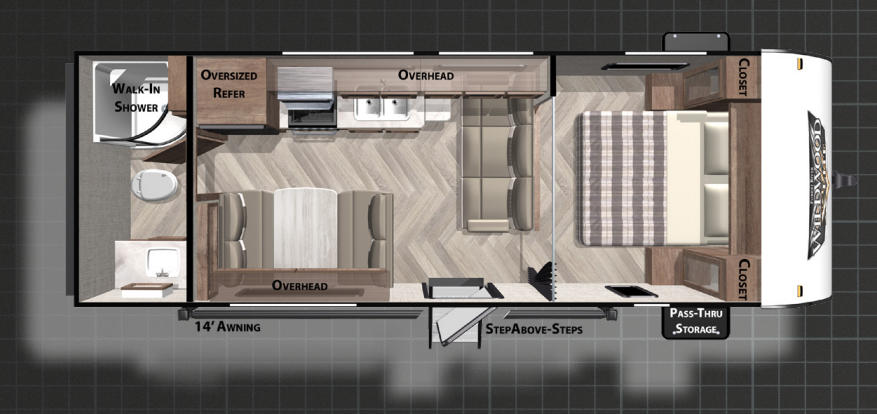 View 2021 Forest River Wildwood X-Lite 241QBXL complete specs and manufacturer brochures