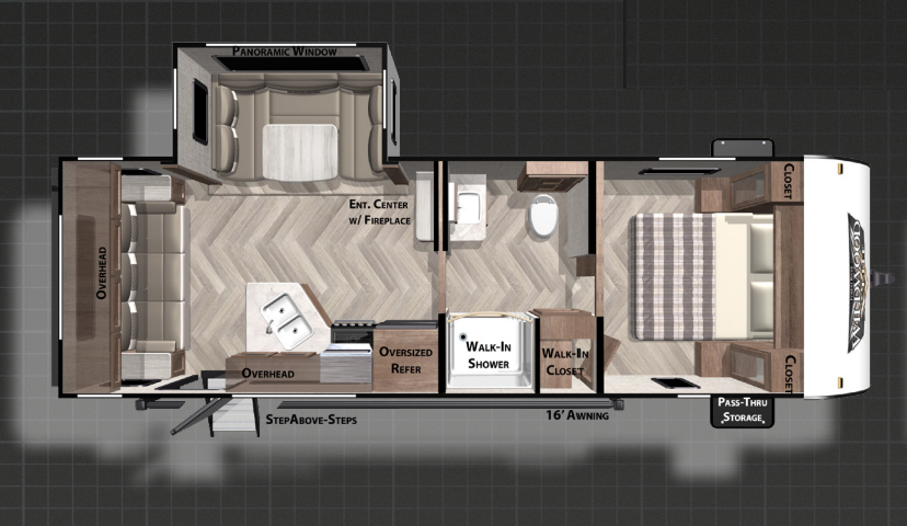View 2021 Forest River Wildwood X-Lite 24RLXL complete specs and manufacturer brochures