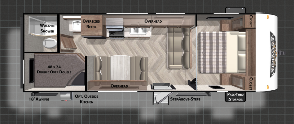 View 2021 Forest River Wildwood X-Lite 261BHXL complete specs and manufacturer brochures