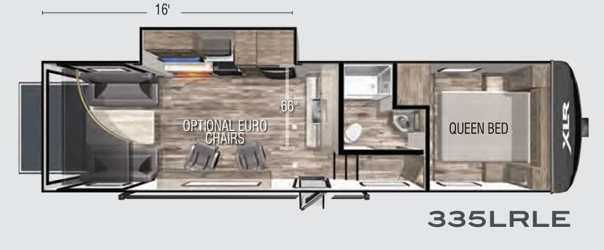 View 2021 Forest River XLR Micro Boost 335LRLE complete specs and manufacturer brochures