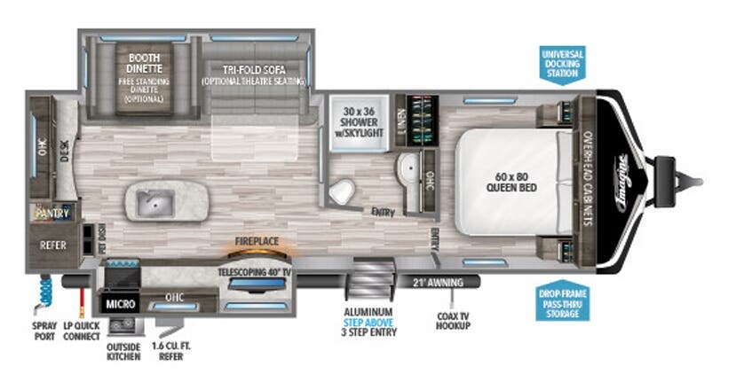 View 2021 Grand Design Imagine 2670MK complete specs and manufacturer brochures