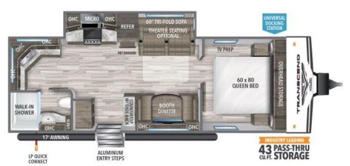 View 2021 Grand Design Transcend Xplor 240ML complete specs and manufacturer brochures