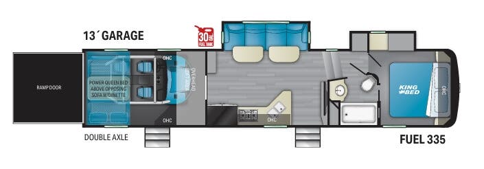 View 2021 Heartland Fuel 335 complete specs and manufacturer brochures