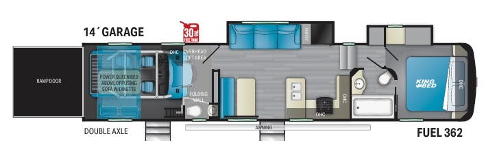 View 2021 Heartland Fuel 362 complete specs and manufacturer brochures