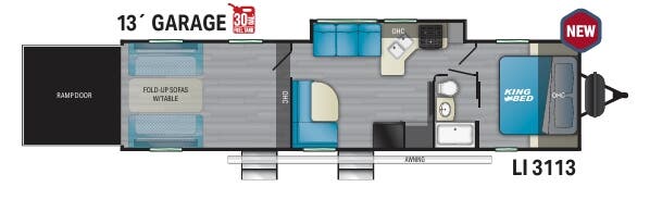 View 2021 Heartland Lithium 3113 complete specs and manufacturer brochures