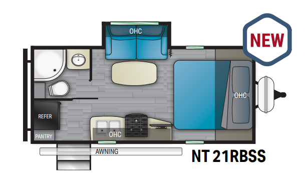 View 2021 Heartland North Trail 21RBSS complete specs and manufacturer brochures