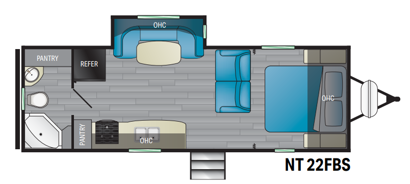 View 2021 Heartland North Trail 22FBS complete specs and manufacturer brochures