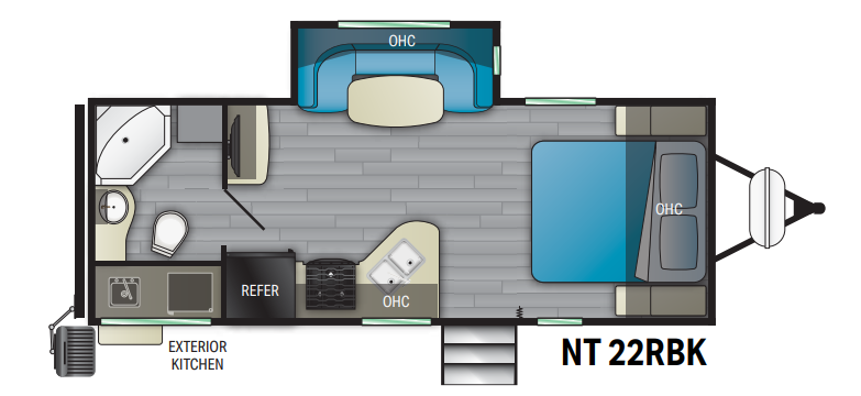 View 2021 Heartland North Trail 22RBK complete specs and manufacturer brochures