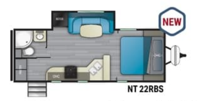 View 2021 Heartland North Trail 22RBS complete specs and manufacturer brochures