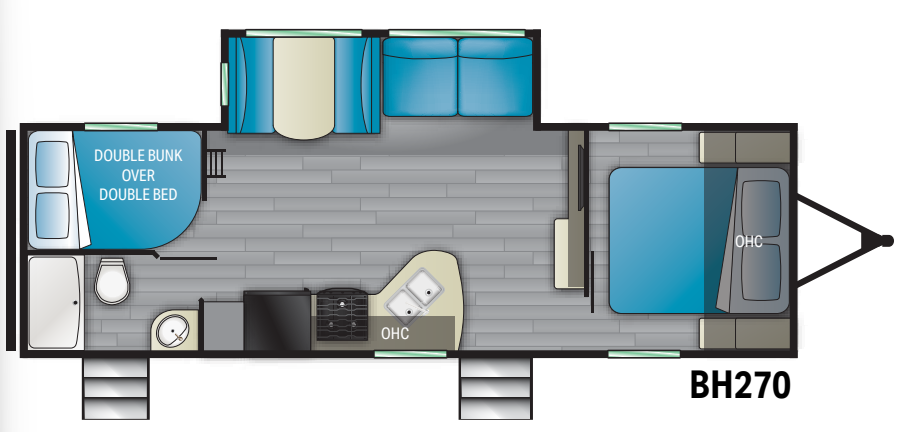 View 2021 Heartland Pioneer BH270 complete specs and manufacturer brochures