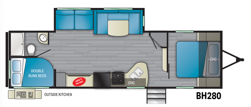 View 2021 Heartland Pioneer BH280 complete specs and manufacturer brochures