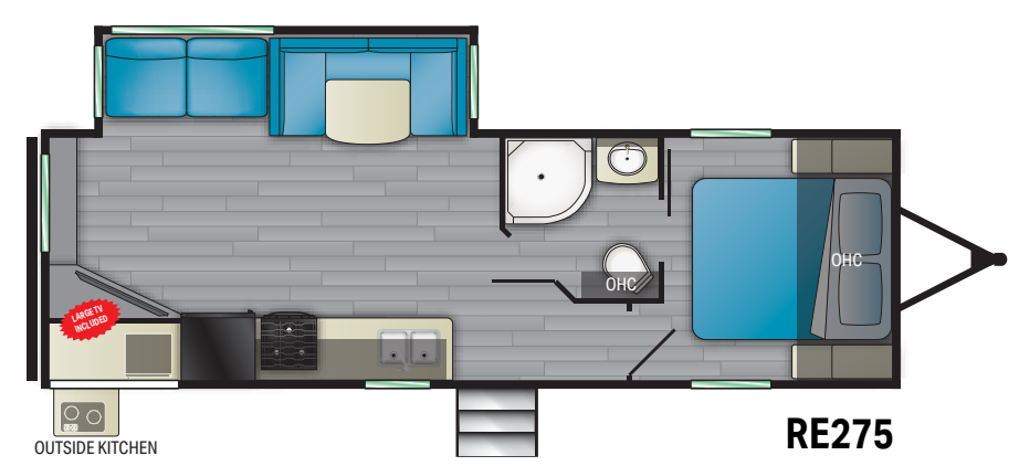 View 2021 Heartland Pioneer RE275 complete specs and manufacturer brochures