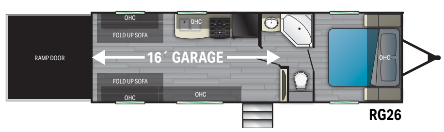View 2021 Heartland Pioneer RG26 complete specs and manufacturer brochures