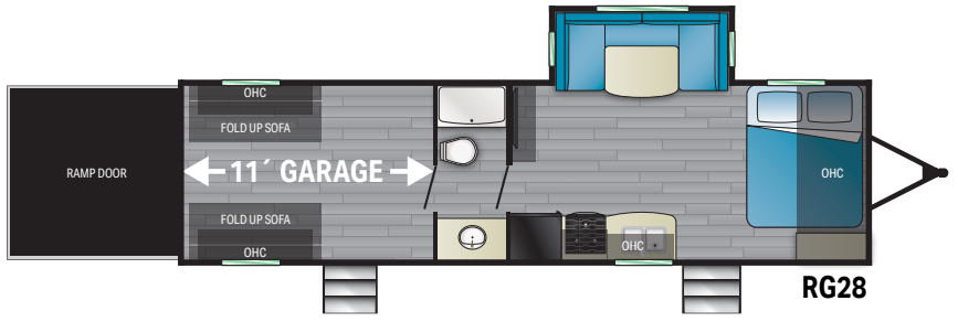 View 2021 Heartland Pioneer RG28 complete specs and manufacturer brochures