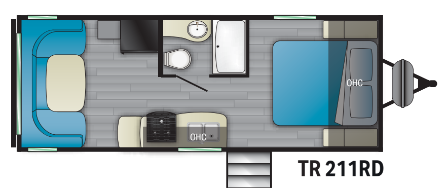 View 2021 Heartland Trail Runner 211RD complete specs and manufacturer brochures