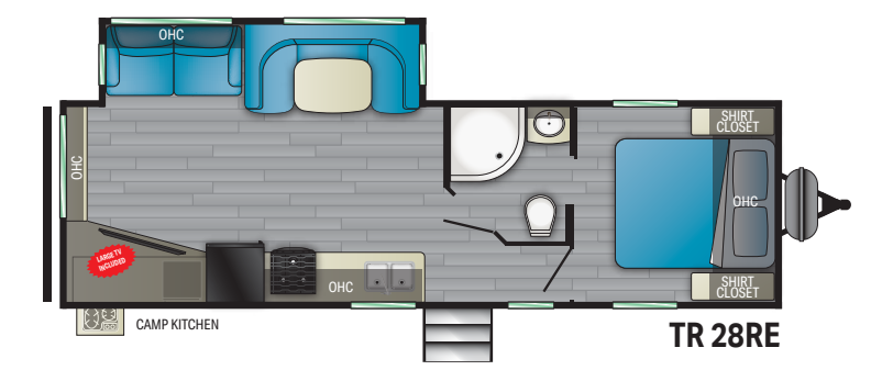 View 2021 Heartland Trail Runner 28RE complete specs and manufacturer brochures