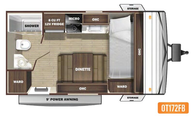 View 2021 Highland Ridge Open Range Conventional OT172FB complete specs and manufacturer brochures