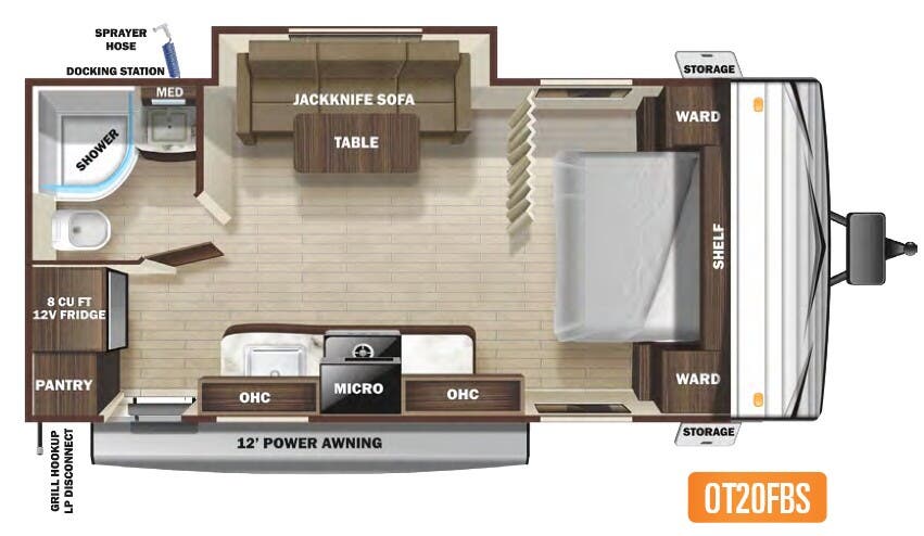 View 2021 Highland Ridge Open Range Conventional OT20FBS complete specs and manufacturer brochures