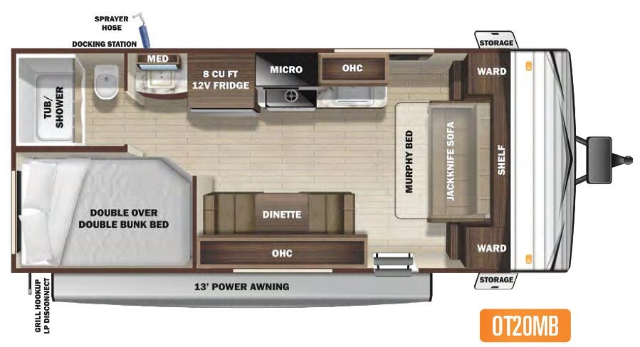 View 2021 Highland Ridge Open Range Conventional OT20MB complete specs and manufacturer brochures
