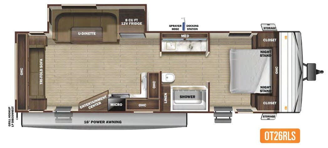 View 2021 Highland Ridge Open Range Conventional OT26RLS complete specs and manufacturer brochures