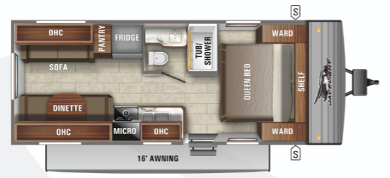 View 2021 Jayco Jay Flight SLX 8 212QBW complete specs and manufacturer brochures