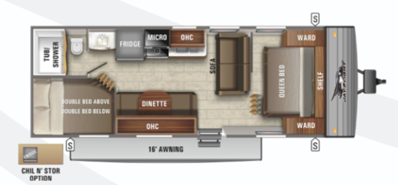 View 2021 Jayco Jay Flight SLX 8 264BH complete specs and manufacturer brochures