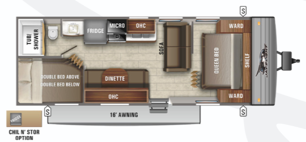 View 2021 Jayco Jay Flight SLX 8 264BHW complete specs and manufacturer brochures