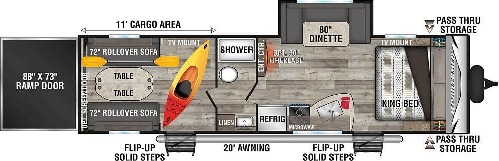 View 2021 K-Z Sportsmen LE 291THLE complete specs and manufacturer brochures