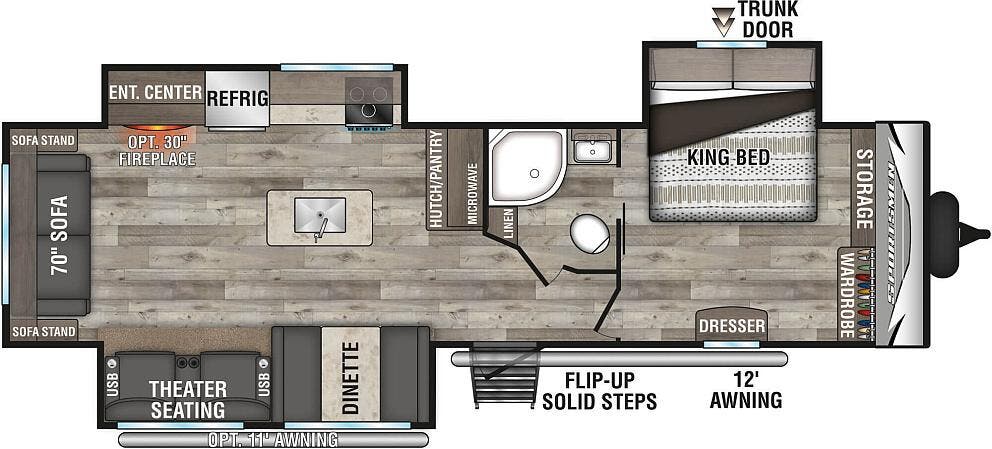 View 2021 K-Z Sportsmen LE 303KBLE complete specs and manufacturer brochures