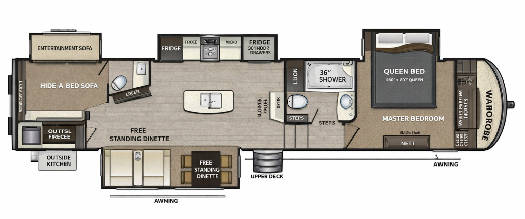 View 2021 Keystone Alpine Avalanche Edition 300RE complete specs and manufacturer brochures