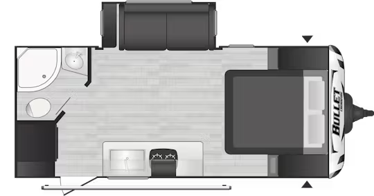 View 2021 Keystone Bullet Crossfire 1850RB complete specs and manufacturer brochures