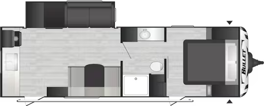 View 2021 Keystone Bullet Crossfire 2500RK complete specs and manufacturer brochures