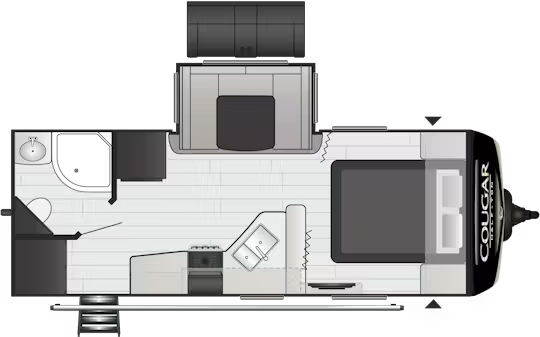 View 2021 Keystone Cougar Half-Ton 22RBSWE complete specs and manufacturer brochures