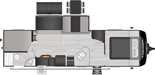 View 2021 Keystone Cougar Half-Ton 29BHS complete specs and manufacturer brochures