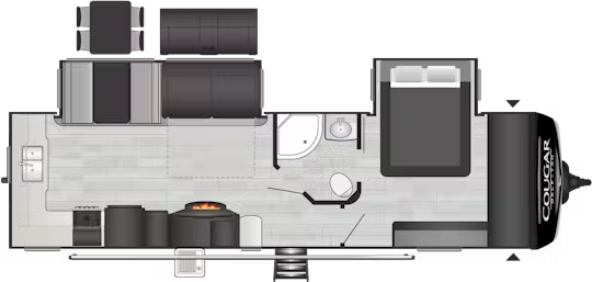 View 2021 Keystone Cougar Half-Ton 30RKDWE complete specs and manufacturer brochures