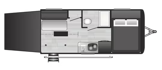 View 2021 Keystone Hideout Cottage 172TX complete specs and manufacturer brochures
