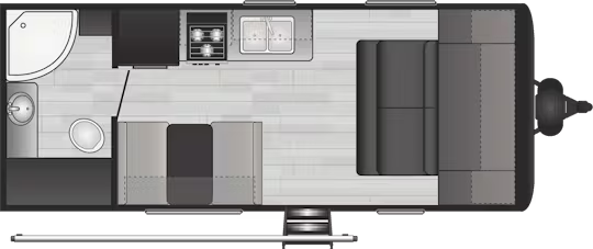 View 2021 Keystone Hideout Cottage 19RBWE complete specs and manufacturer brochures