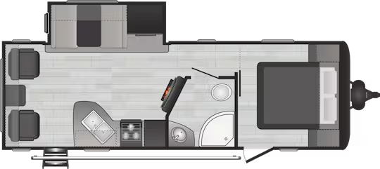View 2021 Keystone Hideout Cottage 24RLWE complete specs and manufacturer brochures