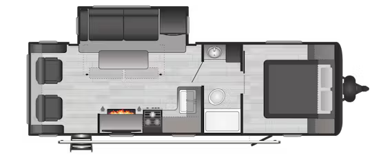 View 2021 Keystone Hideout Cottage 253RL complete specs and manufacturer brochures
